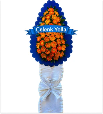 Turuncu Mavi Çelenk