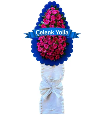 Mavi Pembe Çelenk