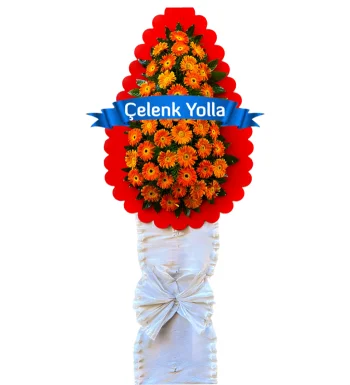 Kırmızı Turuncu Çelenk