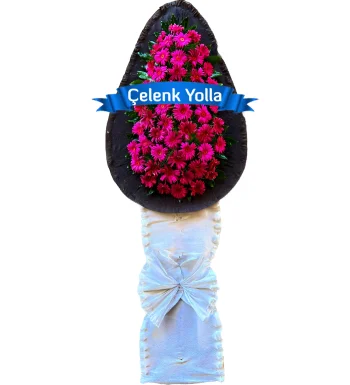 Pembe Siyah Çelenk